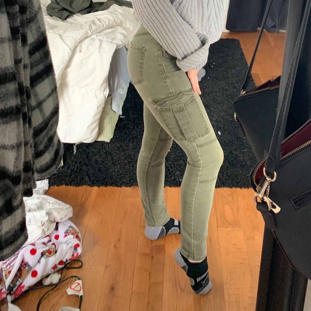 Garage green Jeans